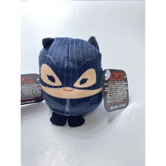 DC Comics "The Batman" Mini Plush Set of 2: Batman & Selina Kyle(Catwoman), NWT, - Picture 7 of 7
